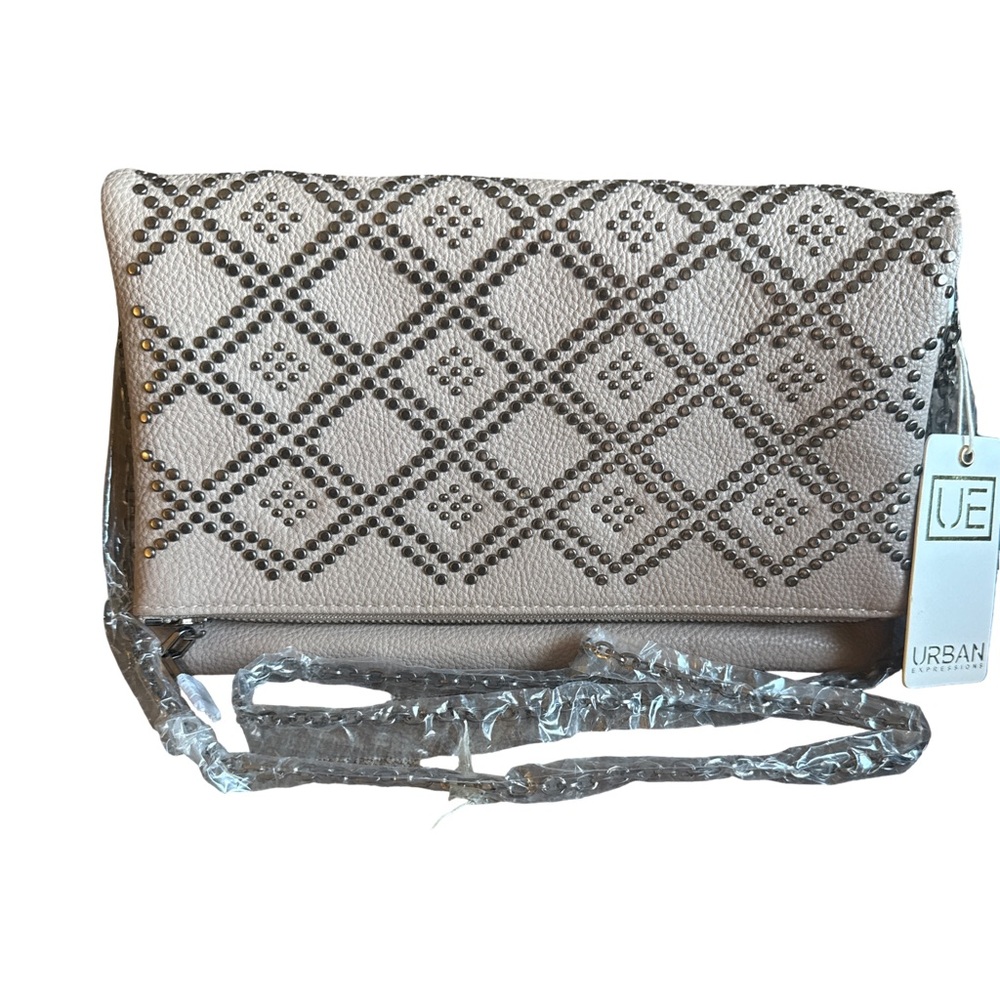Urban Expressions Lesley Micro Stud Crossbody Bag NWT